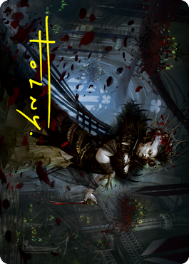 Falkenrath Forebear Art Card (Gold-Stamped Signature) [Innistrad: Crimson Vow Art Series] - Magic: The Gathering - Card Brawlers | Quebec | Canada |