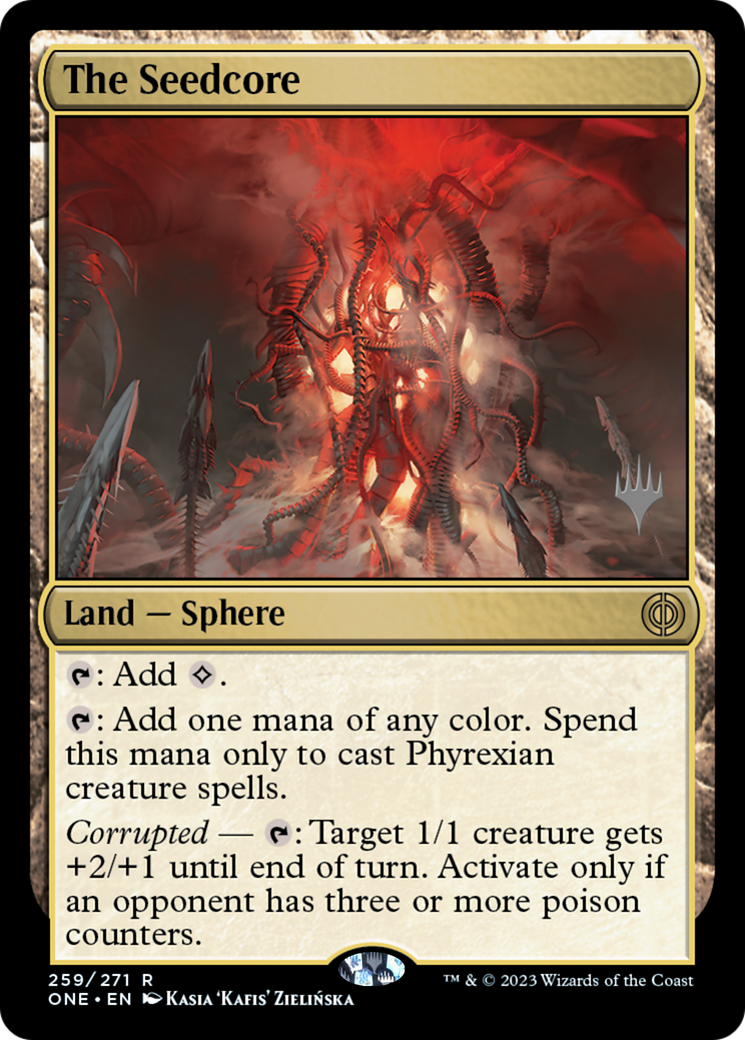 The Seedcore (Promo Pack) [Phyrexia: All Will Be One Promos] - Magic: The Gathering - Card Brawlers | Quebec | Canada |