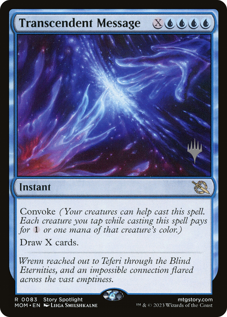 Transcendent Message (Promo Pack) [March of the Machine Promos] - Magic: The Gathering - Card Brawlers | Quebec | Canada |