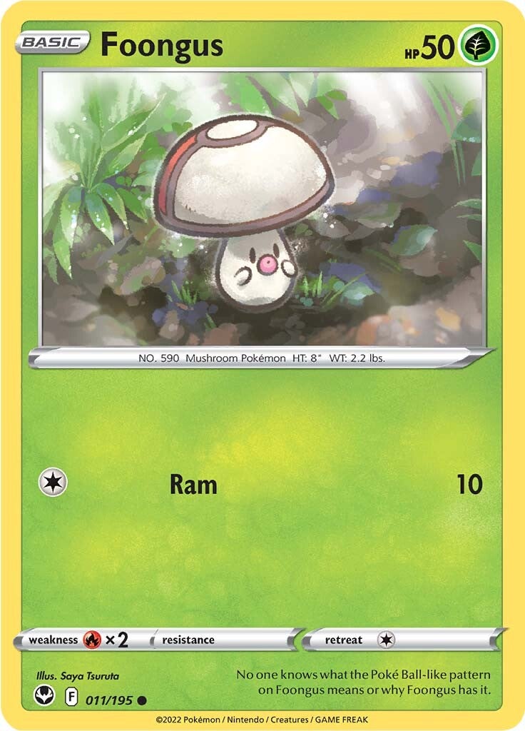 Foongus (011/195) [Sword & Shield: Silver Tempest] - Pokémon - Card Brawlers | Quebec | Canada |