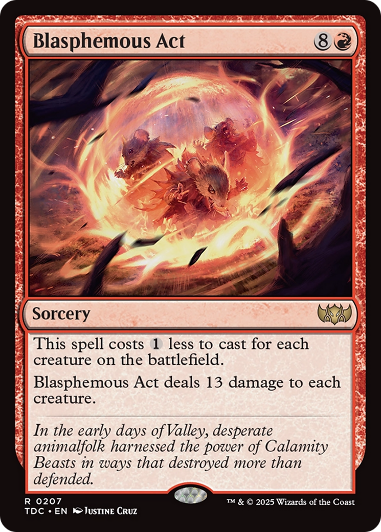 Blasphemous Act [Tarkir: Dragonstorm Commander] - Magic: The Gathering - Card Brawlers | Quebec | Canada |