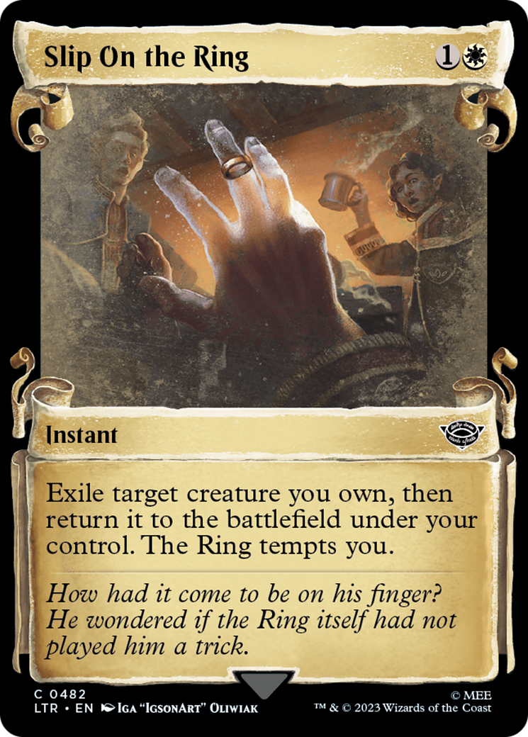 Slip on the Ring [The Lord of the Rings: Tales of Middle-Earth Showcase Scrolls] - Magic: The Gathering - Card Brawlers | Quebec | Canada |