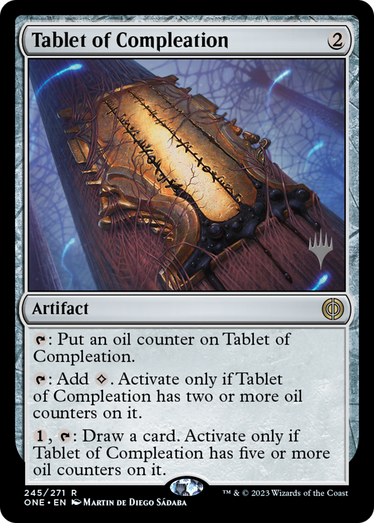 Tablet of Compleation (Promo Pack) [Phyrexia: All Will Be One Promos] - Magic: The Gathering - Card Brawlers | Quebec | Canada |
