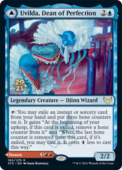 Uvilda, Dean of Perfection // Nassari, Dean of Expression [Strixhaven: School of Mages Prerelease Promos] - Magic: The Gathering - Card Brawlers | Quebec | Canada |