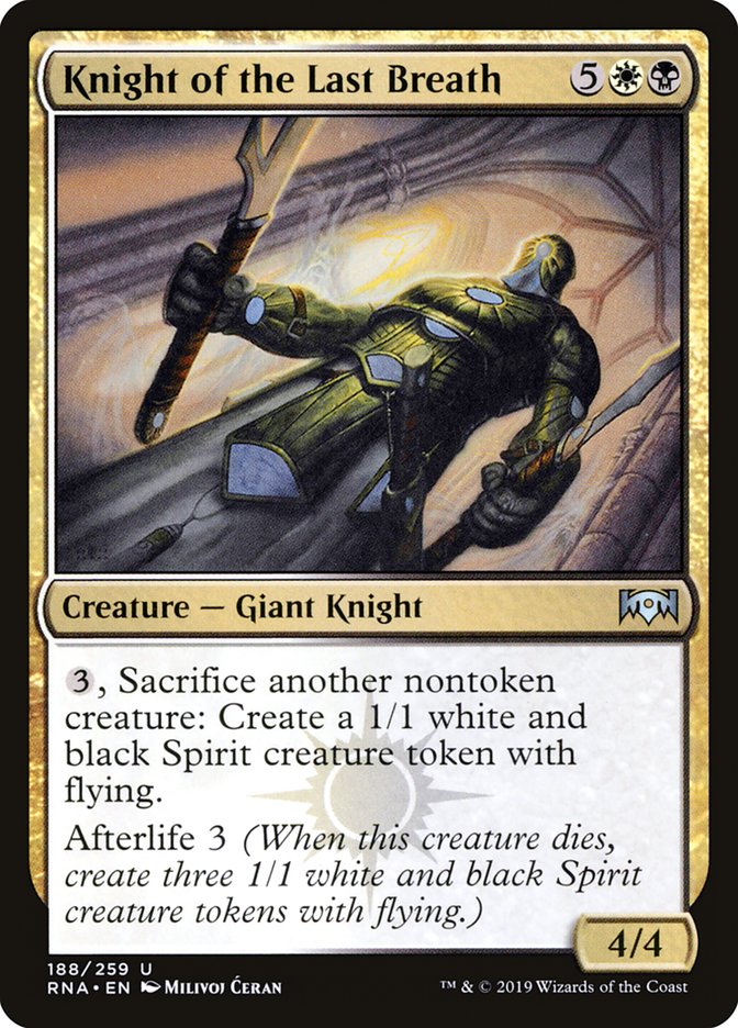 Knight of the Last Breath [Ravnica Allegiance] - Magic: The Gathering - Card Brawlers | Quebec | Canada |
