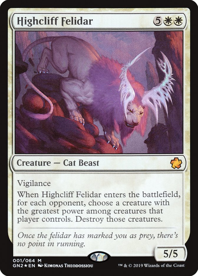 Highcliff Felidar [Game Night 2019] - Magic: The Gathering - Card Brawlers | Quebec | Canada |