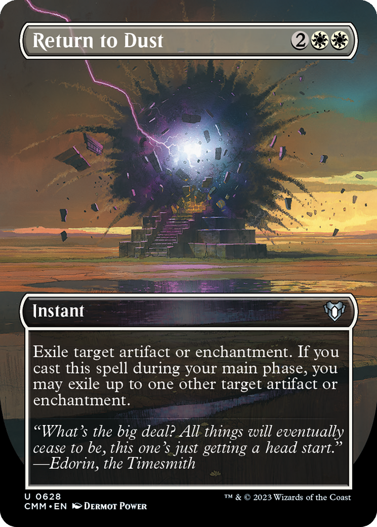 Return to Dust (Borderless Alternate Art) [Commander Masters] - Magic: The Gathering - Card Brawlers | Quebec | Canada |