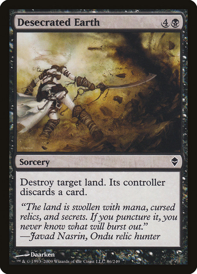 Desecrated Earth [Zendikar] - Magic: The Gathering - Card Brawlers | Quebec | Canada |