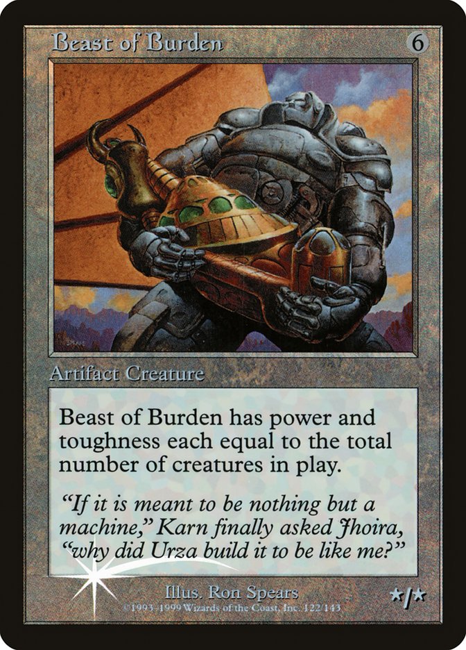 Beast of Burden (Misprinted) [Urza's Legacy Promos] - Magic: The Gathering - Card Brawlers | Quebec | Canada |