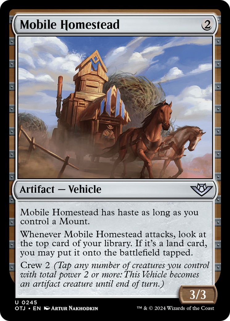 Mobile Homestead [Outlaws of Thunder Junction] - Magic: The Gathering - Card Brawlers | Quebec | Canada |