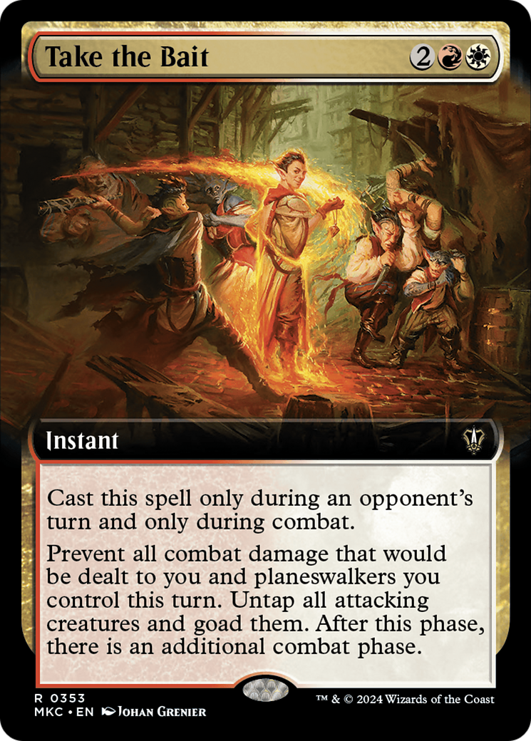 Take the Bait (Extended Art) [Murders at Karlov Manor Commander] - Magic: The Gathering - Card Brawlers | Quebec | Canada |