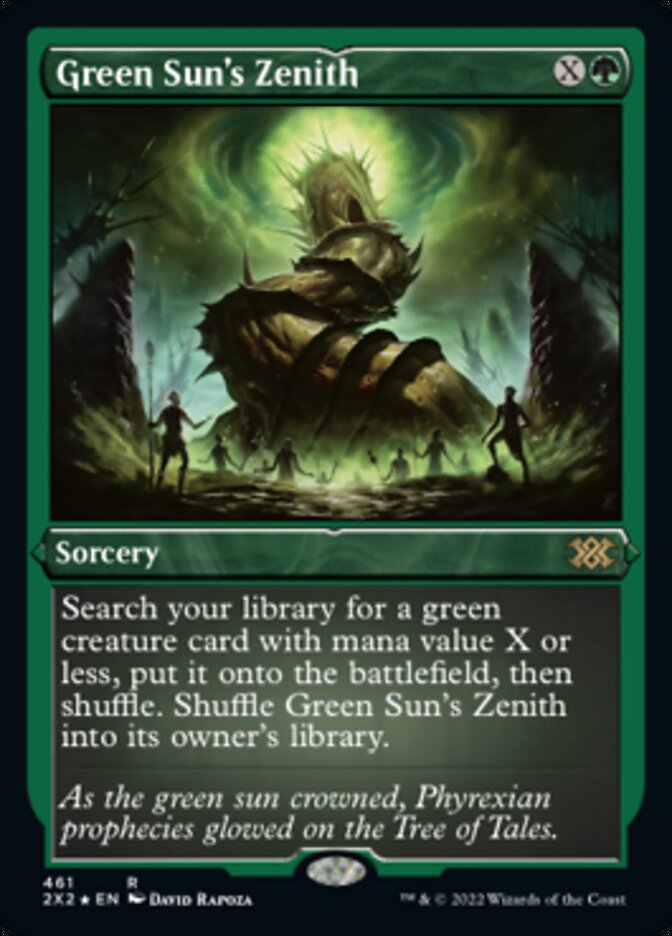 Green Sun's Zenith (Foil Etched) [Double Masters 2022] - Magic: The Gathering - Card Brawlers | Quebec | Canada |