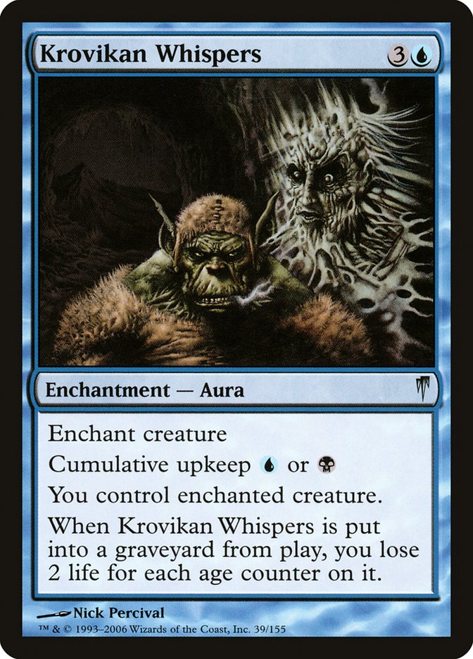 Krovikan Whispers [Coldsnap] - Magic: The Gathering - Card Brawlers | Quebec | Canada |