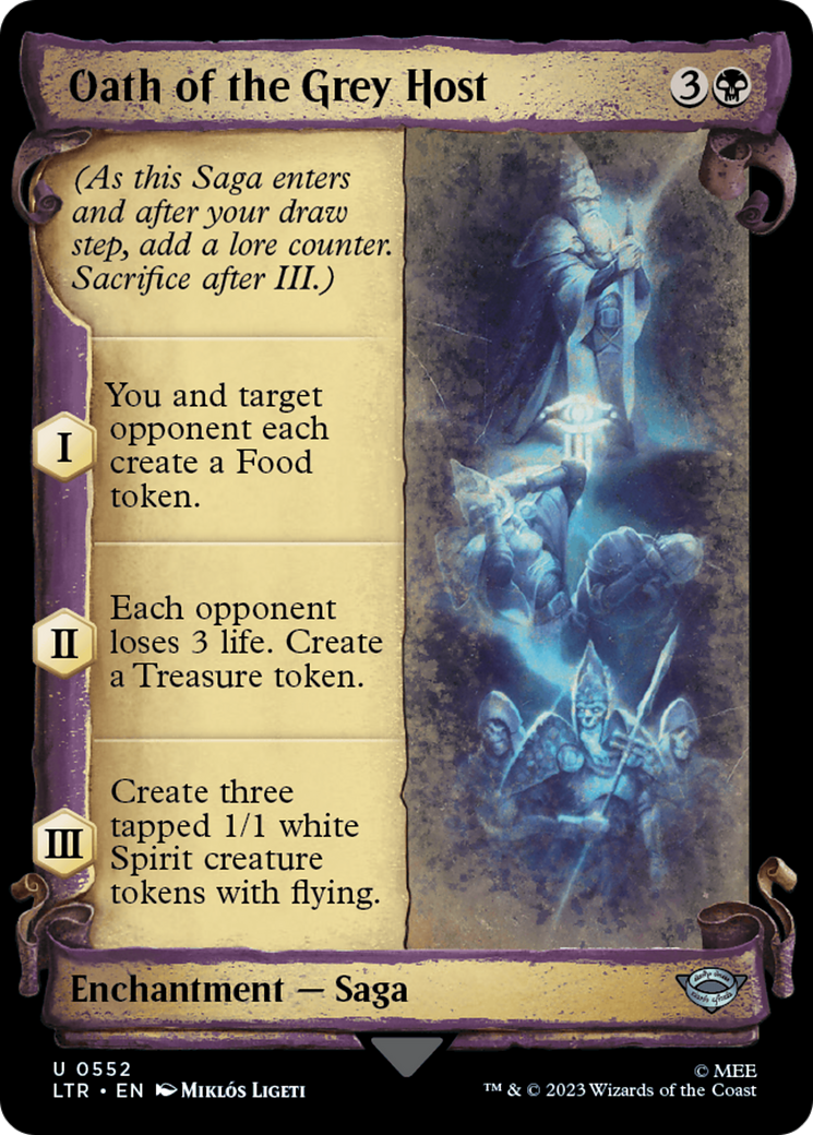 Oath of the Grey Host [The Lord of the Rings: Tales of Middle-Earth Showcase Scrolls] - Magic: The Gathering - Card Brawlers | Quebec | Canada |