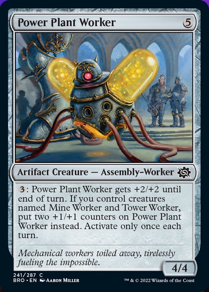 Power Plant Worker [The Brothers' War] - Magic: The Gathering - Card Brawlers | Quebec | Canada |