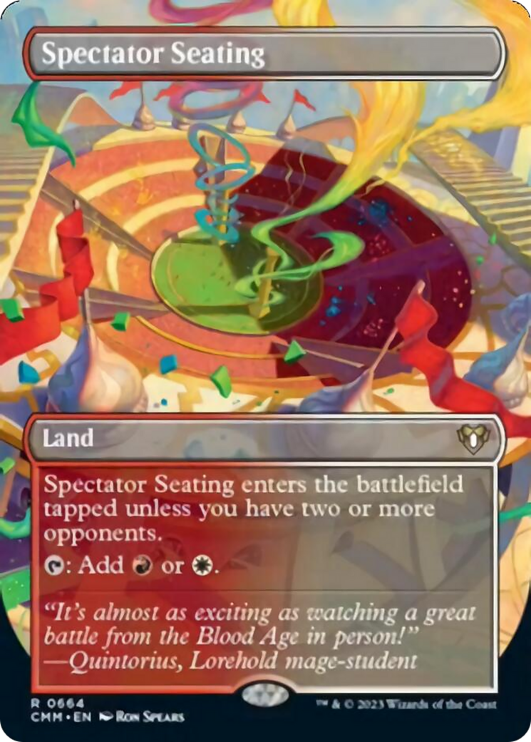 Spectator Seating (Borderless Alternate Art) [Commander Masters] - Magic: The Gathering - Card Brawlers | Quebec | Canada |