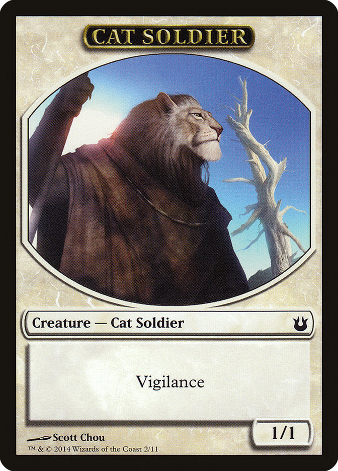 Cat Soldier Token [Born of the Gods Tokens] - Magic: The Gathering - Card Brawlers | Quebec | Canada |