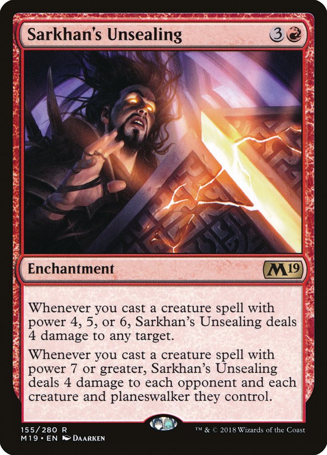 Sarkhan's Unsealing [Core Set 2019] - Magic: The Gathering - Card Brawlers | Quebec | Canada |