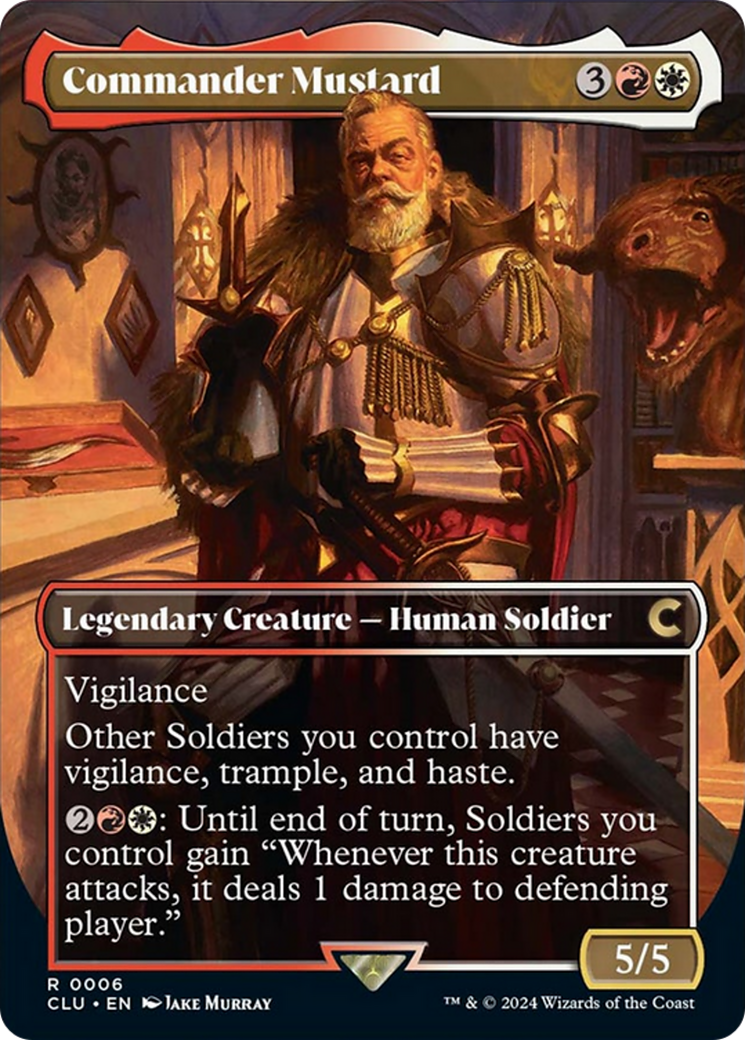 Commander Mustard (Borderless) [Ravnica: Clue Edition] - Magic: The Gathering - Card Brawlers | Quebec | Canada |