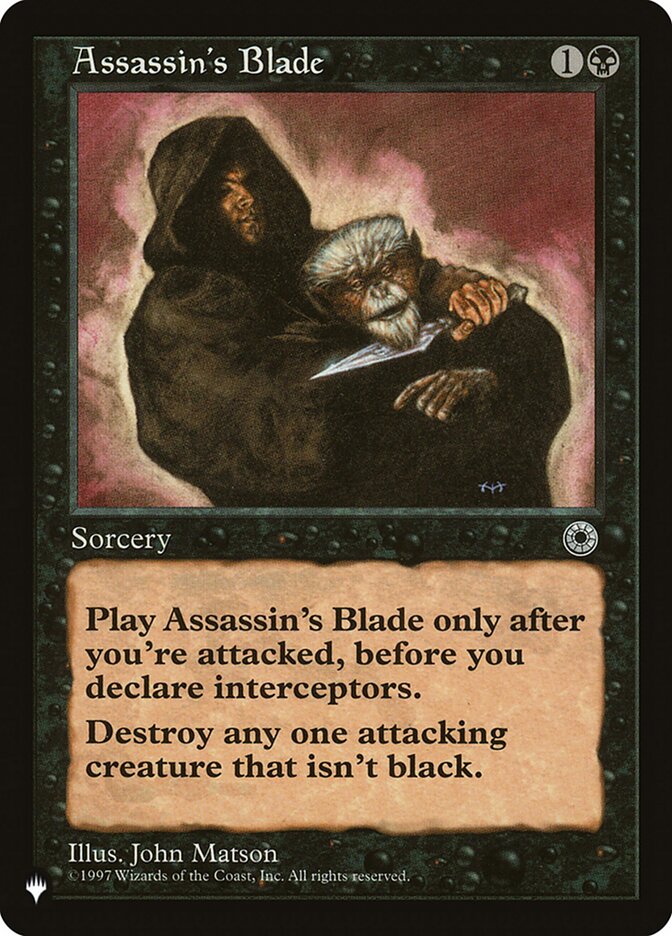 Assassin's Blade [The List] - Magic: The Gathering - Card Brawlers | Quebec | Canada |