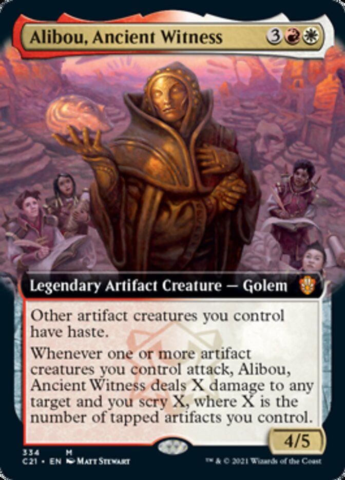 Alibou, Ancient Witness (Extended Art) [Commander 2021] - Magic: The Gathering - Card Brawlers | Quebec | Canada |