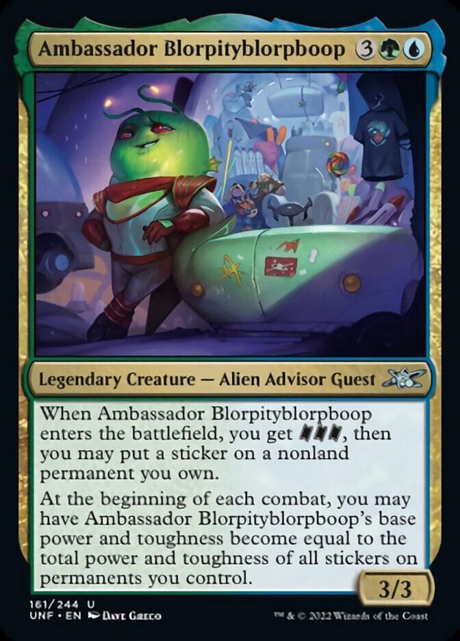 Ambassador Blorpityblorpboop [Unfinity] - Magic: The Gathering - Card Brawlers | Quebec | Canada |