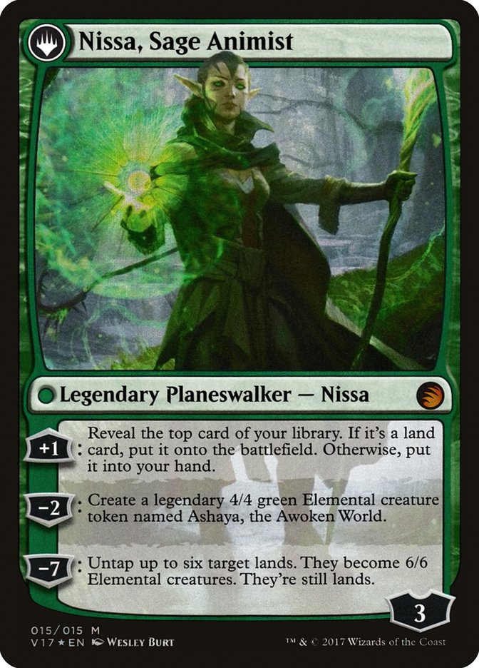 Nissa, Vastwood Seer // Nissa, Sage Animist [From the Vault: Transform] - Magic: The Gathering - Card Brawlers | Quebec | Canada |