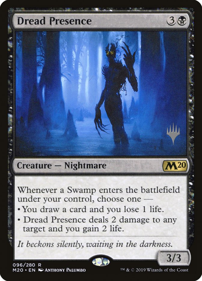 Dread Presence (Promo Pack) [Core Set 2020 Promos] - Magic: The Gathering - Card Brawlers | Quebec | Canada |