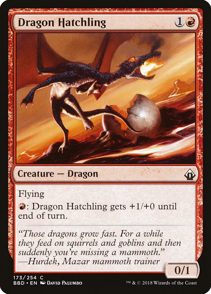 Dragon Hatchling [Battlebond] - Magic: The Gathering - Card Brawlers | Quebec | Canada |