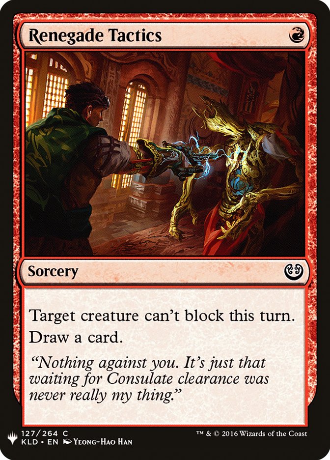 Renegade Tactics [Mystery Booster] - Magic: The Gathering - Card Brawlers | Quebec | Canada |