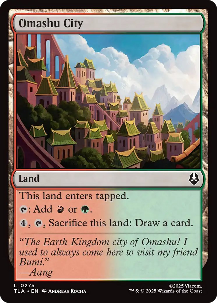 Omashu City [Avatar: The Last Airbender] - Magic: The Gathering - Card Brawlers | Quebec | Canada |