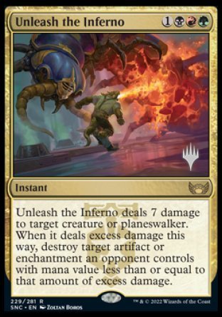 Unleash the Inferno (Promo Pack) [Streets of New Capenna Promos] - Magic: The Gathering - Card Brawlers | Quebec | Canada |