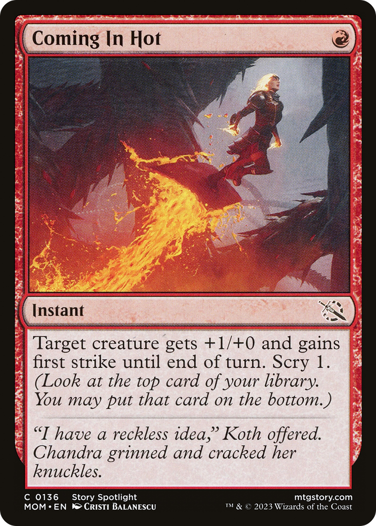 Coming In Hot [March of the Machine] - Magic: The Gathering - Card Brawlers | Quebec | Canada |