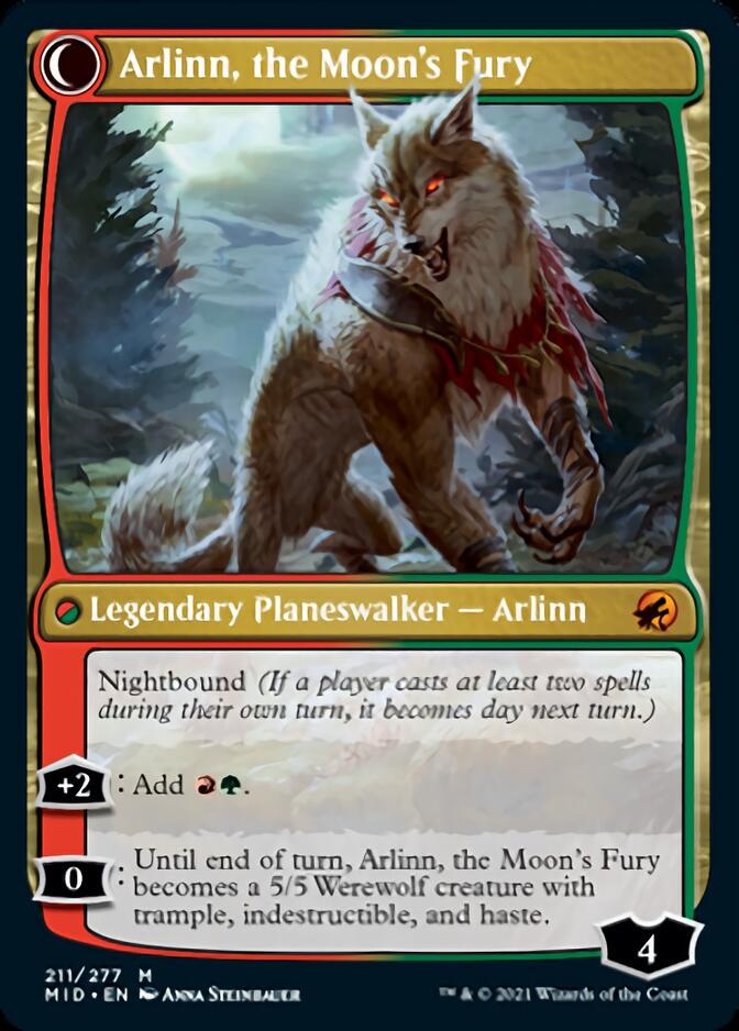 Arlinn, the Pack's Hope // Arlinn, the Moon's Fury [Innistrad: Midnight Hunt] - Magic: The Gathering - Card Brawlers | Quebec | Canada |