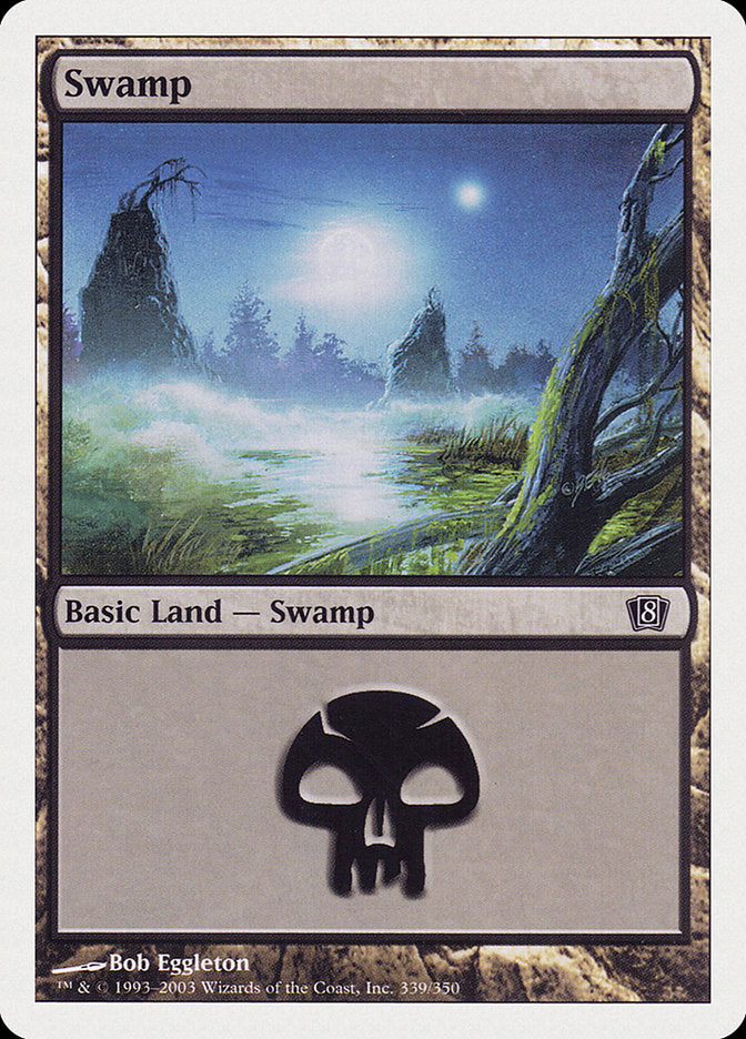 Swamp (339) [Eighth Edition] - Magic: The Gathering - Card Brawlers | Quebec | Canada |