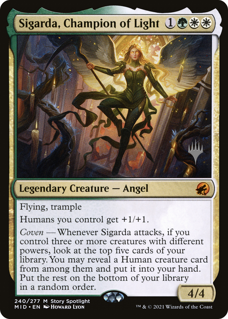 Sigarda, Champion of Light (Promo Pack) [Innistrad: Midnight Hunt Promos] - Magic: The Gathering - Card Brawlers | Quebec | Canada |