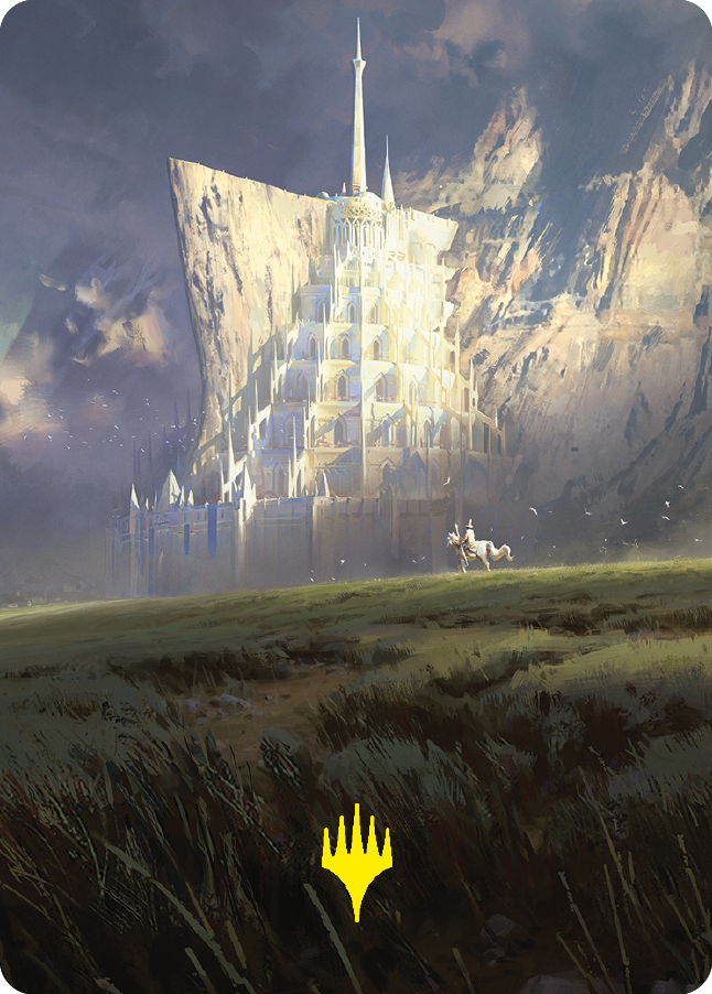 Minas Tirith Art Card (Gold-Stamped Signature) [The Lord of the Rings: Tales of Middle-earth Art Series] - Magic: The Gathering - Card Brawlers | Quebec | Canada |