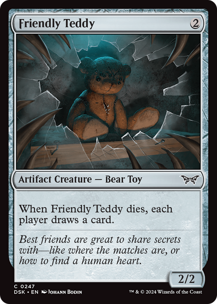 Friendly Teddy [Duskmourn: House of Horror] - Magic: The Gathering - Card Brawlers | Quebec | Canada |