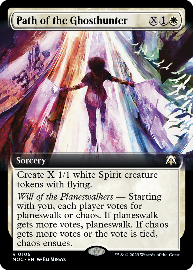 Path of the Ghosthunter (Extended Art) [March of the Machine Commander] - Magic: The Gathering - Card Brawlers | Quebec | Canada |