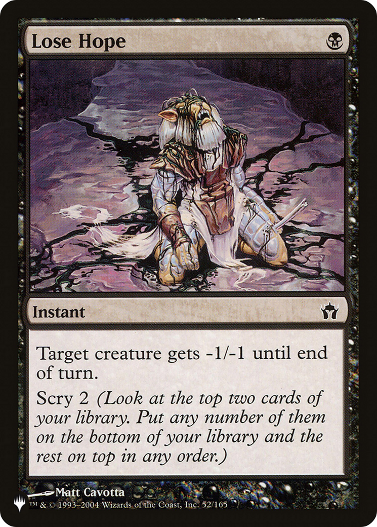 Lose Hope [The List] - Magic: The Gathering - Card Brawlers | Quebec | Canada |
