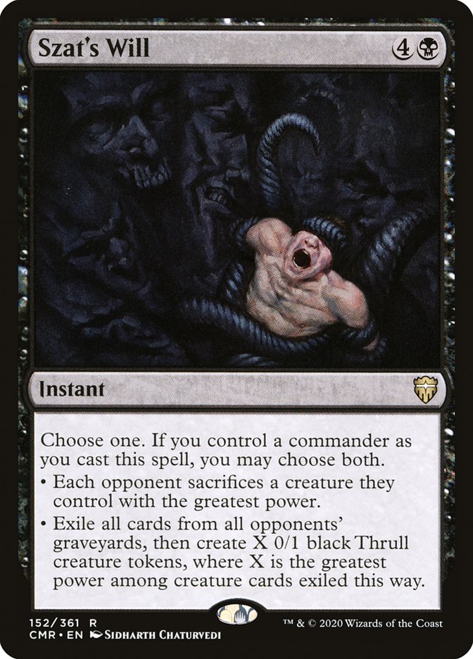 Szat's Will [Commander Legends] - Magic: The Gathering - Card Brawlers | Quebec | Canada |