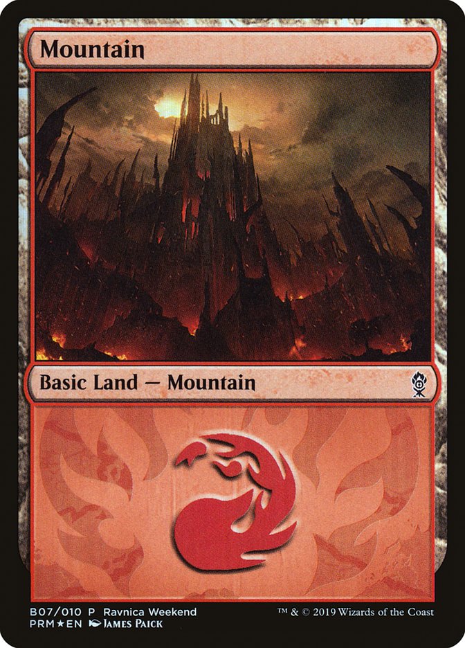 Mountain (B07) [Ravnica Allegiance Guild Kit] - Magic: The Gathering - Card Brawlers | Quebec | Canada |