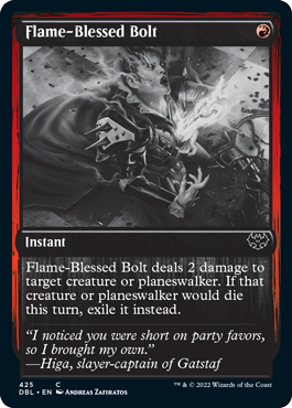 Flame-Blessed Bolt [Innistrad: Double Feature] - Magic: The Gathering - Card Brawlers | Quebec | Canada |