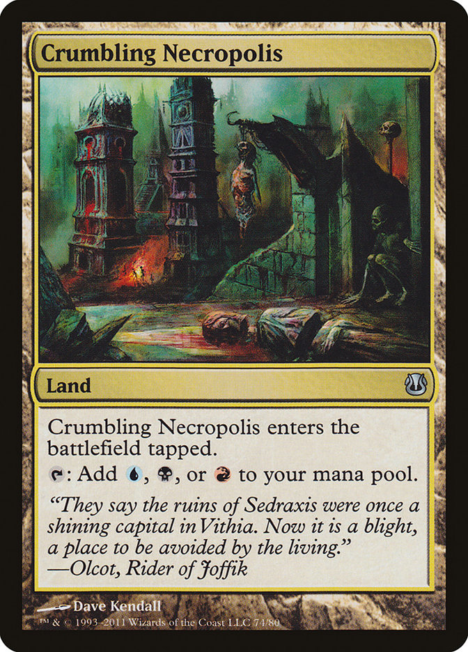 Crumbling Necropolis [Duel Decks: Ajani vs. Nicol Bolas] - Magic: The Gathering - Card Brawlers | Quebec | Canada |