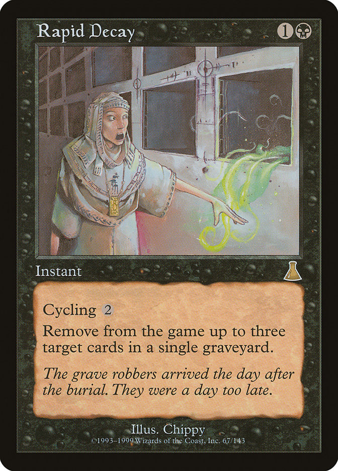 Rapid Decay [Urza's Destiny] - Magic: The Gathering - Card Brawlers | Quebec | Canada |