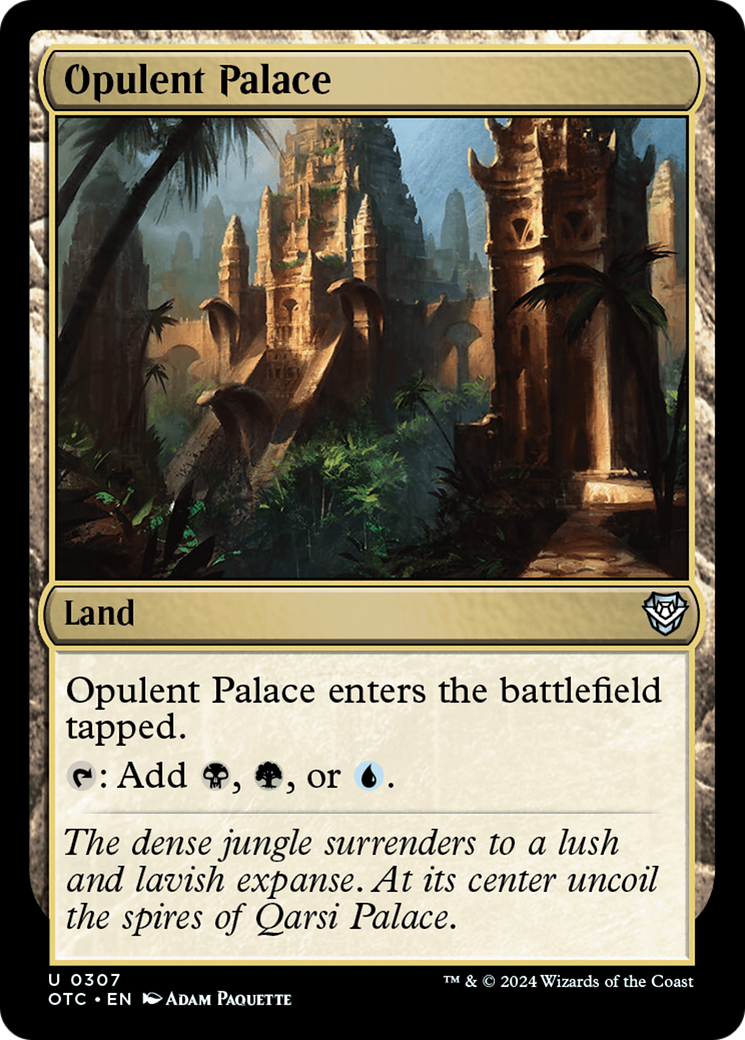 Opulent Palace [Outlaws of Thunder Junction Commander] - Magic: The Gathering - Card Brawlers | Quebec | Canada |
