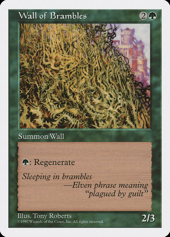 Wall of Brambles [Fifth Edition] - Magic: The Gathering - Card Brawlers | Quebec | Canada |