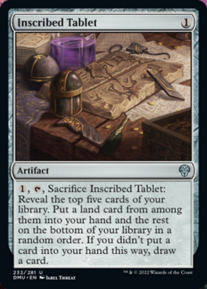 Inscribed Tablet [Dominaria United] - Magic: The Gathering - Card Brawlers | Quebec | Canada |