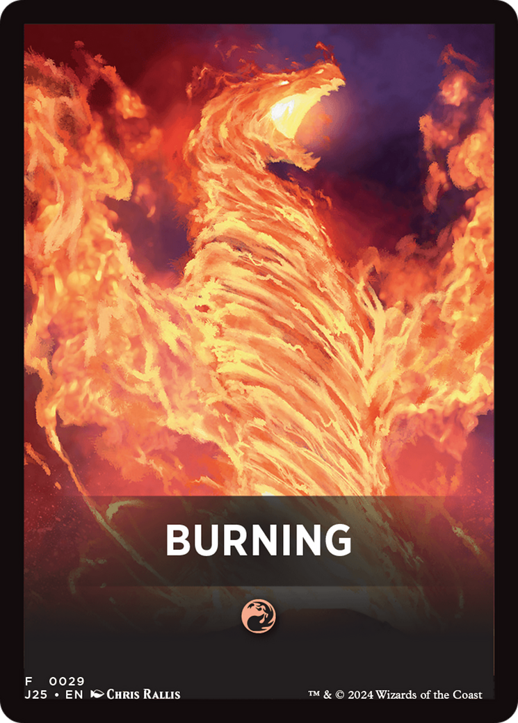 Burning Theme Card [Foundations Jumpstart Front Cards] - Magic: The Gathering - Card Brawlers | Quebec | Canada |