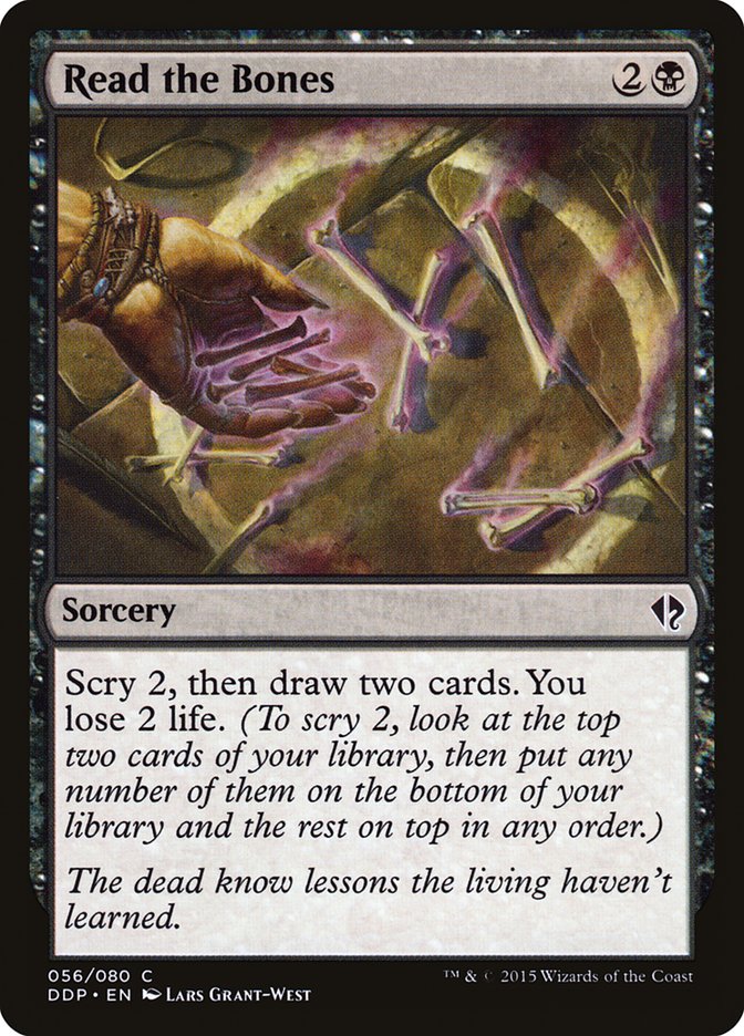 Read the Bones [Duel Decks: Zendikar vs. Eldrazi] - Magic: The Gathering - Card Brawlers | Quebec | Canada |